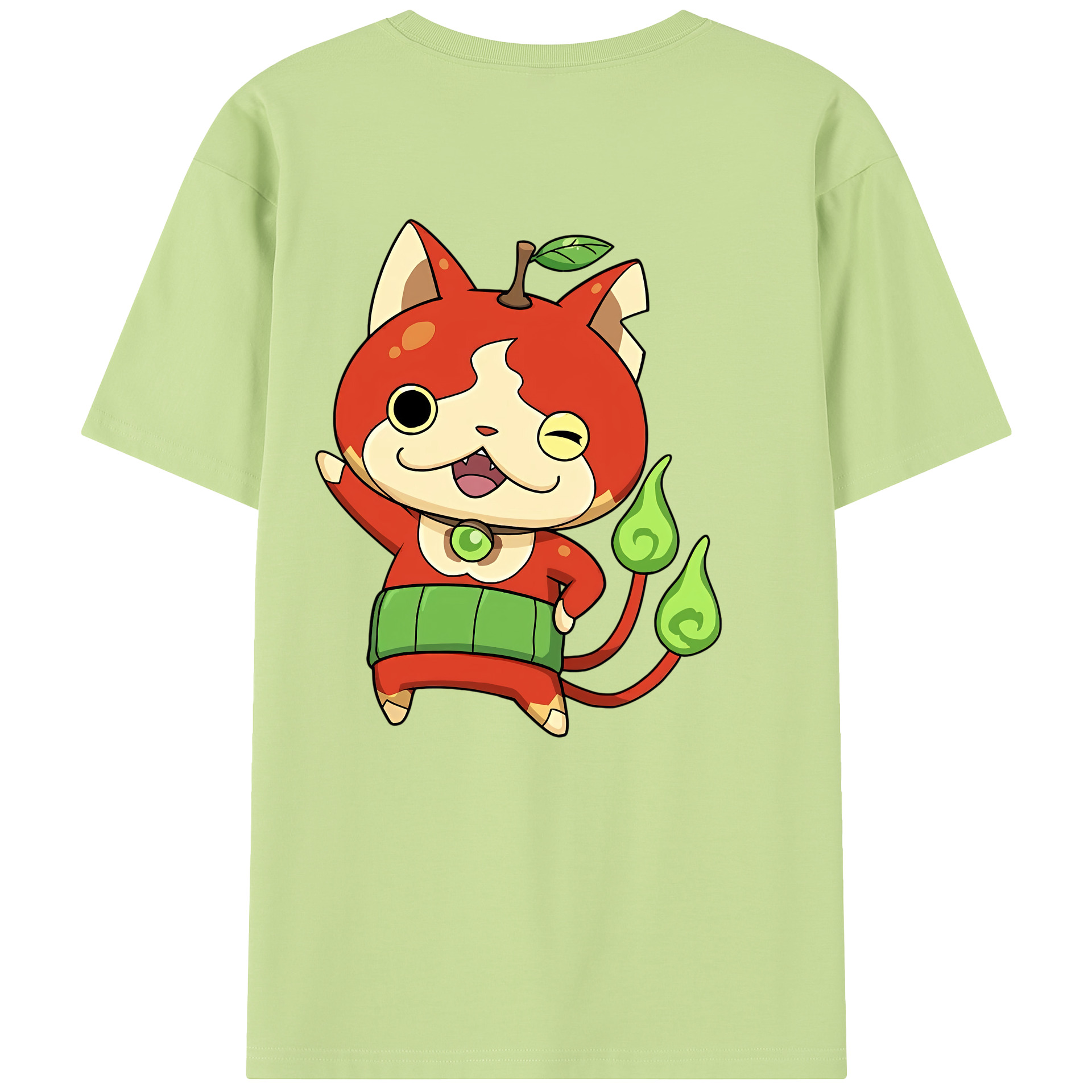 （画像用） 妖怪ウォッチ Yo-kai Watch 綿100％半袖Tシャツ（背面プリント）